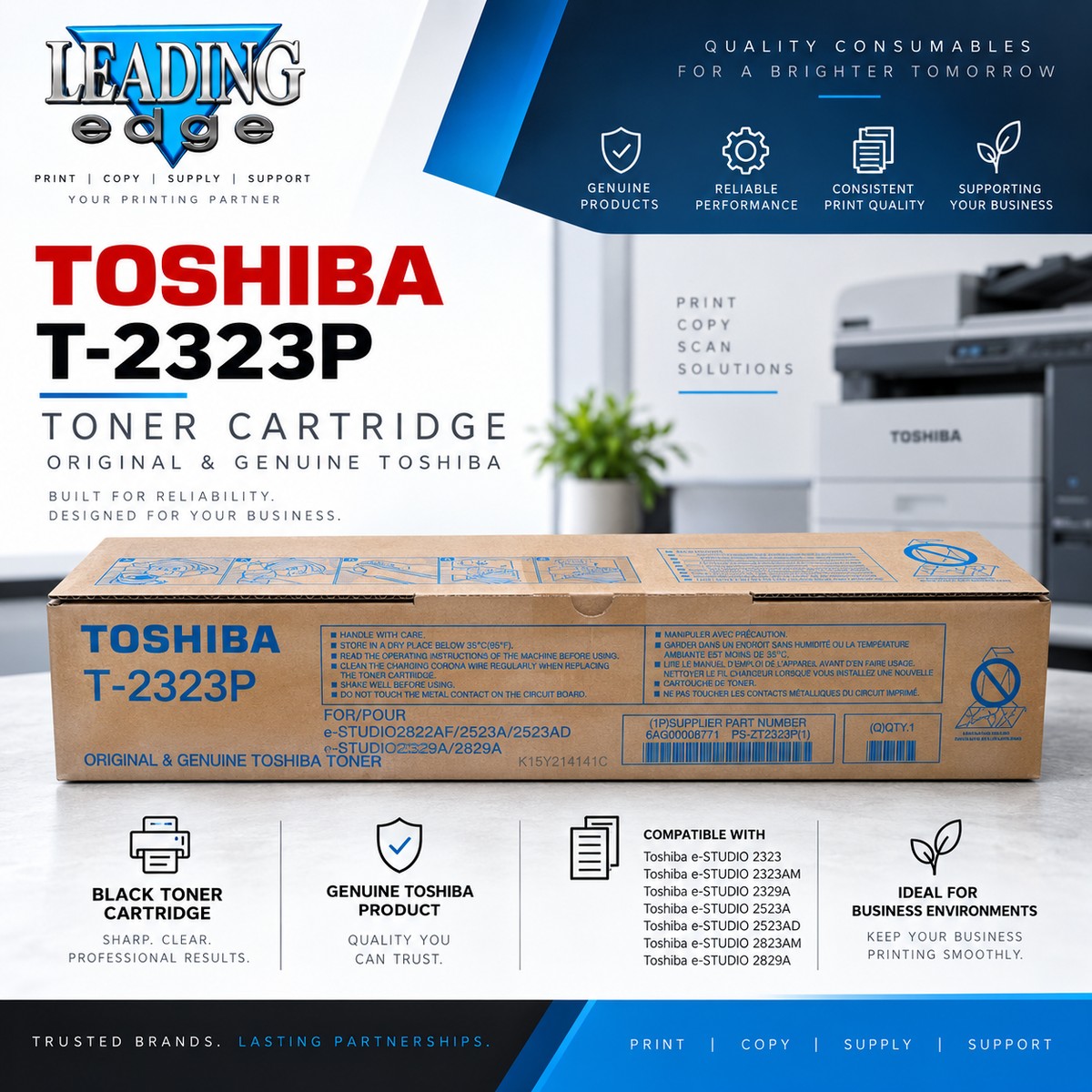 leading edge toshiba t 2323p 300kb Toshiba T-2323P toner cartridge
